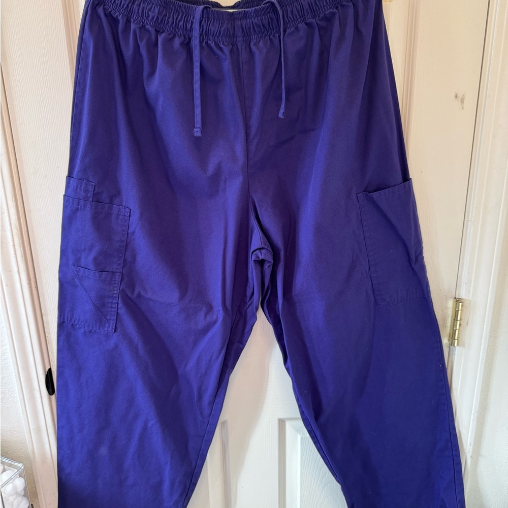 Women's Classic Purple Cargo Pants